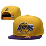 Cappellino Los Angeles Lakers Giallo Viola2