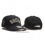 Cappellino Milwaukee Bucks Adjustable New Era 9TWENTY Nero