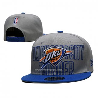 Cappellino Oklahoma City Thunder 2023 NBA Draft 9FIFTY Snapback Grigio Blu