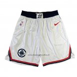 Pantaloncini Los Angeles Clippers Association 2024-25 Bianco