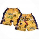 Pantaloncini Los Angeles Lakers Slap Sticker Just Don Giallo