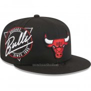 Cappellino Chicago Bulls Mitchell & Ness 1966 Nero