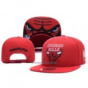 Cappellino Chicago Bulls Mitchell & Ness Rosso2