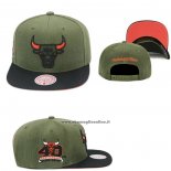 Cappellino Chicago Bulls Mitchell & Ness Verde Militar