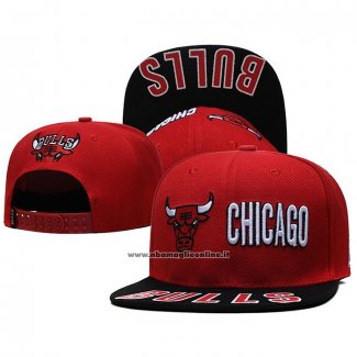 Cappellino Chicago Bulls Nero Rosso6