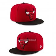 Cappellino Chicago Bulls New Era 9FIFTY Adjustable Snapback Rosso Nero