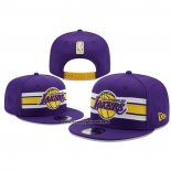 Cappellino Los Angeles Lakers Adjustable New Era Strike 9FIFTY Viola