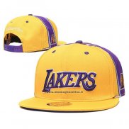 Cappellino Los Angeles Lakers Mitchell & Ness Giallo Viola