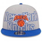 Cappellino New York Knicks 2023 NBA Draft 9FIFTY Snapback Grigio Blu