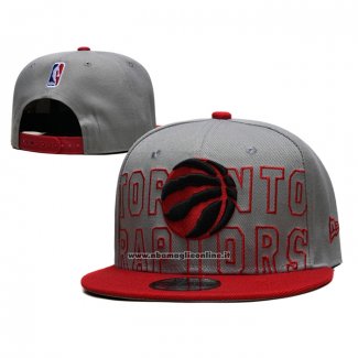 Cappellino Toronto Raptors 2023 NBA Draft 9FIFTY Snapback Grigio Rosso