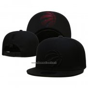 Cappellino Toronto Raptors Black On Black 9FIFTY Snapback Nero