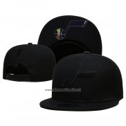 Cappellino Utah Jazz Black On Black 9FIFTY Snapback Nero