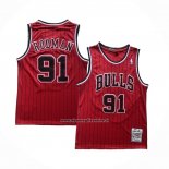 Maglia Chicago Bulls Dennis Rodman #91 Mitchell & Ness 1996-97 Rosso