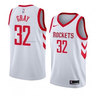 Maglia Houston Rockets Rob Gray NO 32 Association 2018 Bianco