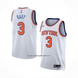 Maglia New York Knicks Josh Hart #3 Association Bianco