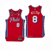 Maglia Philadelphia 76ers De'Anthony Melton #8 Citta 2024-25 Rosso