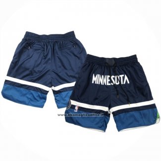 Pantaloncini Minnesota Timberwolves Just Don Blu