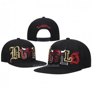 Cappellino Chicago Bulls Mitchell & Ness Nero