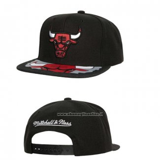 Cappellino Chicago Bulls Mitchell & Ness Nero3