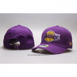 Cappellino Los Angeles Lakers Adjustable New Era 9TWENTY Viola