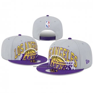 Cappellino Los Angeles Lakers Tip-off 9FIFTY Grigio Viola