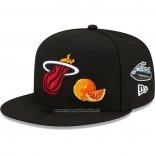 Cappellino Miami Heat City Transit Nero