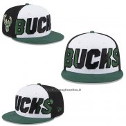 Cappellino Milwaukee Bucks 9FIFTY Snapback Bianco Nero Verde