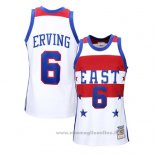 Maglia All Star 1980 Julius Erving NO 6 Bianco