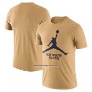 Maglia Manica Corta New Orleans Pelicans Essential Jumpman Marrone