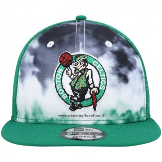 Cappellino Boston Celtics Hazy Trucker 9FIFTY Snapback Verde