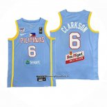 Maglia Filippino Jordan Clarkson # 6 Olimpiadi 2024 Blu