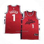 Maglia Los Angeles Clippers James Harden #2 Statement 2024-25 Rosso