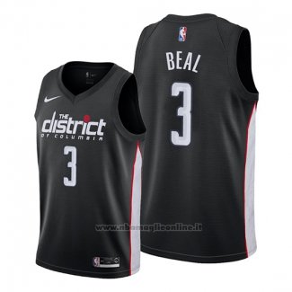 Maglia Washington Wizards Bradley Beal NO 3 Citta Edition Nero