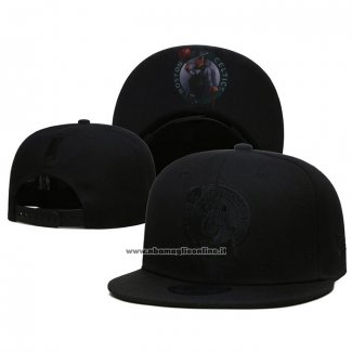 Cappellino Boston Celtics Black On Black 9FIFTY Snapback Nero