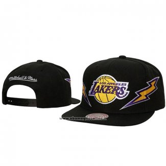 Cappellino Los Angeles Lakers Lightning Mitchell & Ness Nero