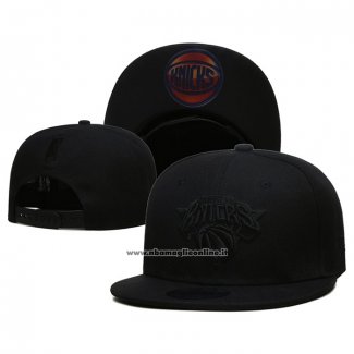 Cappellino New York Knicks Black On Black 9FIFTY Snapback Nero