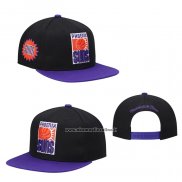 Cappellino Phoenix Suns Mitchell & Ness Snapback Nero Viola