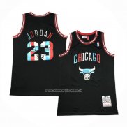 Maglia Chicago Bulls Michael Jordan #23 Mitchell & Ness 1997-98 Nero2