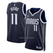 Maglia Dallas Mavericks Kyrie Irving #11 Statement 2022-23 Blu