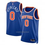 Maglia New York Knicks Donte Divincenzo #0 Icon Blu