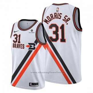 Maglia Portland Trail Blazers Marcus Morris Sr. NO 31 Citta 2019-20 Bianco