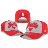 Cappellino Chicago Bulls Adjustable 2020 NBA Draft 9FIFTY Grigio