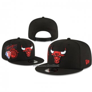 Cappellino Chicago Bulls Adjustable Icon 9FIFTY Nero