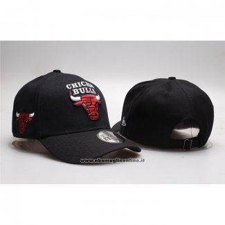 Cappellino Chicago Bulls Adjustable New Era 9TWENTY Nero