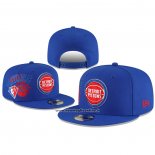 Cappellino Detroit Pistons 75th Blu