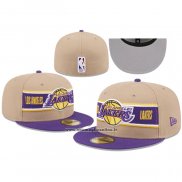 Cappellino Los Angeles Lakers Unadjustable New Era 2024 9FIFTY Viola