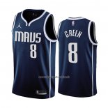 Maglia Dallas Mavericks Josh Green #8 Statement 2022-23 Blu