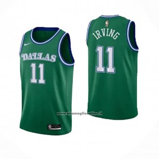 Maglia Dallas Mavericks Kyrie Irving # 11 Classic Verde