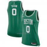 Maglia Donna Boston Celtics Jayson Tatum #0 Icon Verde