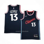 Maglia Los Angeles Clippers Paul George #13 Icon 2024-25 Blu